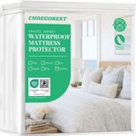Waterproof Mattress Protector - 100% Tencel Lyocell, College Dorm Essential, Soft & Comfortable, Allergy, Dust Free Mattress Cover (California King)