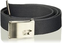 Jack Nicklaus Men's Web Belt with Buckle (One Size), Asphalt, One Size