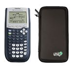 TI 84 Plus Graphing Calculator + WYNGS Protective Case Black