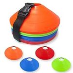 HOMEE Soccer Cones for Sports, 40 Pack Disc Cones for Speed and Agility Training Drills,Football and Basketball Field Markers,Training Equipment for Kids,Adults, Athlete and Coaches