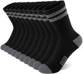 Comfoex 10 Pairs Boys Socks Crew Lo