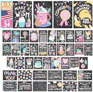 Hadley Designs Assorted Cards With Envelopes All Occasion - 54 Bulk Greeting Cards For All Occasions, Mixed Greeting Card Assortment, Birthday, Thank You, Congrats, Sympathy, Holiday Variety Card Pack