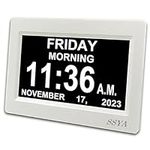 SSYA Digital Calendar Alarm Clock -