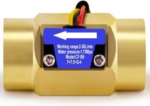 Digiten G3/4" Female Thread Water Flow Hall Sensor Switch Flowmeter Counter 2-50L/min