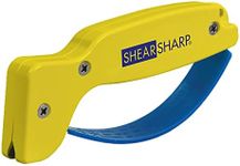 AccuSharp ShearSharp Scissors Sharpener Kitchen Knife Sharpener - Yellow/Blue, AS15896