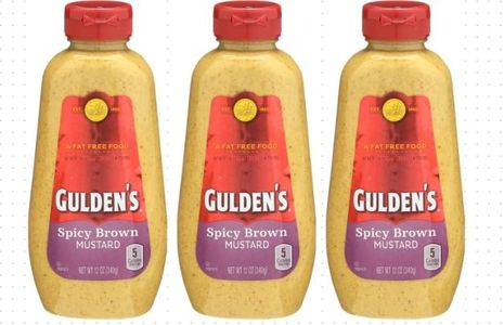 Guldens Spicy Brown Mustard, 12oz Bottles (Pack of 3)