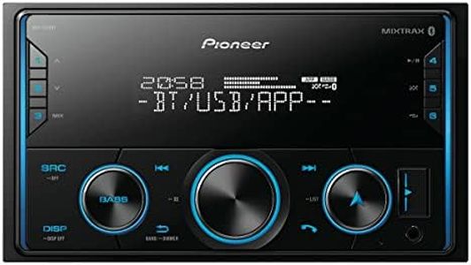 Pioneer Car Stereo MVH-S329BT,Bluetooth/USB/AUX/Radio, Pioneer Smart Sync,Alexa, Music Streaming,Navigate Button for Google Maps,Direct Bass Boost,Quick Charge