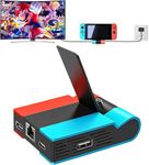 Switch TV Dock - Tendak Charging Dock Station for Nintendo Switch/Switch OLED, Foldable Switch Docking Station with HDMI Adapter, 1000Mbit RJ45 Ethernet Adapter and 2x USB Port