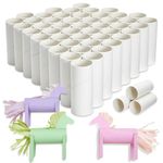 Pack of 48 Cardboard Craft Toilet Paper Tube Rolls, 9.9 cm Length