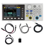 OWON Dual Channels 70MHz Function Generator DGE2070, 3.6 inch LCD Display Portable Arbitrary Waveform Generator, Max 300MSa/s Sample Rate 14Bits Signal Generator, 150 Built-in Arbitrary Waveform