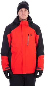 Spyder Men's Copper Jacket, Volcano Black, L