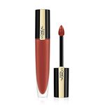 L'Oréal Paris Lipstick, Liquid Format with Matte Finish, Oil-In-Water Formula, Breathable and Lightweight Feel, Non-Flaking, Colour: 143 I Liberate, 7ml