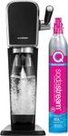 SodaStream Art Sparkling Water Maker With CO2 Cylinder And 1L Dishwasher Safe Bottle, Black