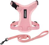 Voyager Step-in Lock Pet Harness - All Weather Mesh, Adjustable Step in Harness for Cats by Best Pet Supplies - Pink, XXS