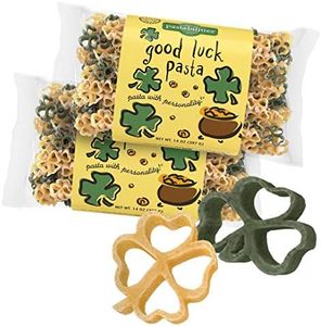Pastabilities Fun Shaped Pasta for Kids - Good Luck Pasta - Shamrocks for St Patrick's Day Holiday Theme, Non-GMO Natural Wheat Pasta, All-Natural, Kosher Certified, Made in the USA, (2 Pack,14 Oz)