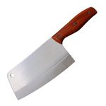 Machado High Carbon Stainless Steel Cleaver/Butcher Knife Rivet Fixed Full Tang Handle for Cutting Chopping Slicing Vegetables, Fish, Meat for Kitchen, Hotel, Restaurants