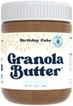 KWEEN Oat Haus Birthday Cake Granola Butter | Peanut-free, Almond (Tree-Nut) Free, & School-Safe (Top 8 Allergen Free) | Edible Cookie Dough Alternative