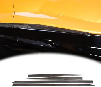 RURZTDAKM Real Carbon Fiber Car Body Decorative Panel Strips for Lamborghini Urus 2018-2021 Interior Accessories (Black)