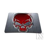 Standard 7 x 9 Inch Mouse Pad - Red Skull