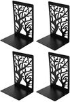 Hisredsun Metal Bookend, Heavy Duty bookends Desktop Book Holder Organizer Book Ends for Shelves