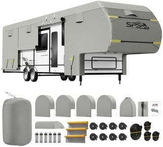 5th Wheel RV Cover 26-29ft, 8-Layer Heavy Duty Camper Cover