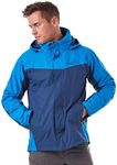 Peter Storm Men’s Lakeside 3-in-1 Jacket with Removable Fleece Midlayer & Rollaway Hood, Waterproof & Breathable Raincoat (UK, Alpha, XL, Regular, Regular, Navy)