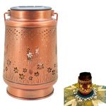 Lucario 1pc Solar Lanterns Outdoor Hanging Lantern Lights, Hollowed-Out Metal Decor Lantern, Waterproof LED Decorative Garden Light Garden Decoration Patio, Yard, Pathway, Landscape Lighting (Bird)