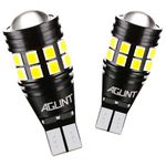 AGLINT T15 W16W LED Bulbs CANBUS Error Free 22SMD 921 912 955 Wedge for Car Backup Reverse Lights Parking Light 12V 24V 6500K Xenon White 2Pcs