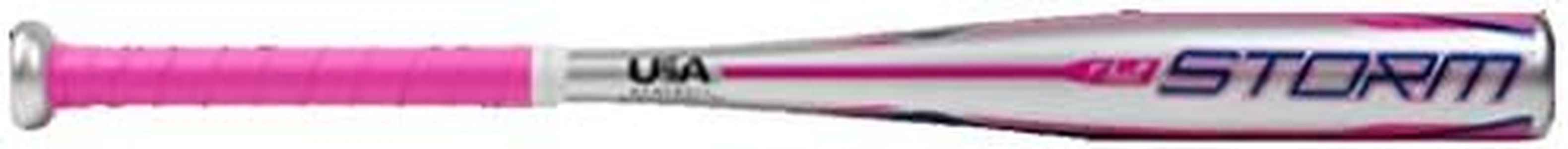 Rawlings | Storm T-Ball Bat | USA Softball & Baseball | -12 Drop | 26" | Silver/Pink