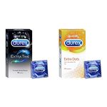 Durex Condoms Combo (Extra Time 10s, Extra Dots 10s)