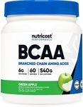 Nutricost BCAA Powder 2:1:1 (Green Apple, 60 Servings)