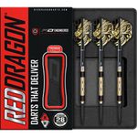 RED DRAGON Golden Eye 28g Tungsten Darts Set with Flights and Stems