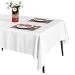 Fixwal White Plastic Tablecloth 16 