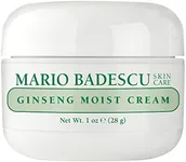 Mario Badescu Ginseng Moist Cream Lightweight Daily Face Moisturizer | Re-energizing, Skin-replenishing Moisturizer Face Cream | Skin Care that Brightens, Nourishes, & Smooths | 1 Oz