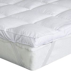 Bedecor Sobrecolchon 135x190cm, Cubre Colchon Acolchado de Microfibra con 600GSM Poliester, Super Suave, Calidad de Hotel, hipoalergénico, Lavable a Maquina