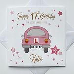 Personalised 17th Learner Driver Birthday Card