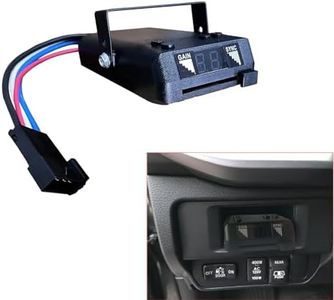 Gihdfer Towpower 8507111 Time-Delayed Electric Trailer Brake Controller,Brakeman IV Digital Brake Control, Control for 1 to 4 Axle Trailers