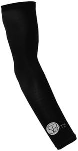 SParms Premium Sun Protection Arm Sleeves (Black, XL)
