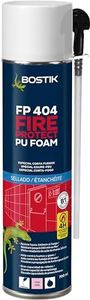 BOSTIK FP 404 FIRE PROTECT PU FOAM Rosa con Cánula, Espuma de Aislamiento de Poliuretano con Resistencia al Fuego hasta 240 Minutos, Aísla contra Humos y Gases, Resistencia Térmica, Bote 700 ml