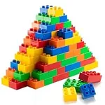 100 Piece Classic Big Building Blocks Compatible with All Major Brands STEM Toy Large Building Bricks Set for All Ages