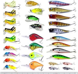 XBLACK Hard Fishing Lures Set Minnow Popper Jointed VIB Shrimp Frogs CrankBaits for Beginner Starter, XBLACK Baits, Catch Big Fish!