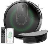 Vexilar T8 Robot Vacuum and Mop Combo, 2 in 1 Mopping Robot with Gyro Navigation, Max 120Mins, App/Voice/Remote, Self-Charging Robotic Vacuum Cleaner, Good for Hard Floor, Low-Pile Carpet