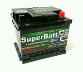 Deep Cycle Leisure Battery 12V 50AH SuperBatt LM50 Battery Caravan Campervan Marine Boat