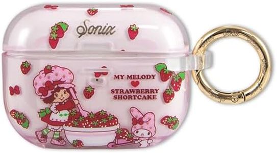 Sonix x Sanrio Cases for AirPods Pro (1st Gen) - Hard Cover, Protective Case for Apple AirPods Pro Gen 1 | My Melody x Strawberry Shortcake