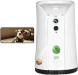 SKYMEE Dog Camera Treat Dispenser, WiFi Remote Pet Camera with Two-Way Audio and Night Vision, Compatible with Alexa