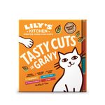 Lily's Kitchen Natural Adult Wet Cat Food in Gravy - Tasty Cuts Mixed Multipack - Complete Grain-Free Recipes (16 Tins x 85g)