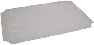 Amazon Basics Elevated Cooling Pet Bed Replacement Cover, Medium, Grey