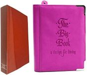 Study Edition Big Book with Pink Bookcover. You get Both. Alcoholics Anonymous Study Edition with Pink AA Bookcover with Big Book Study Edition of Alcoholics Anonymous Included You Get Both