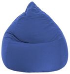 Gouchee Home Easy Collection Bean Bag Chair for Kids and Adults - Royal Blue - Beanbag Couch for Indoor Living Spaces - Cozy Chair, Stylish, and Comfy Lazy Sofa Chair for Reading, Gaming, and More