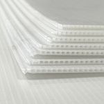 the-aluminium-shop Durable 2mm Thick Correx White - 2400 x 1200 mm - Versatile and Sturdy Material Rolled Delivery (10 Sheets, White)